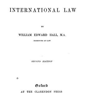 A Treatise on International Law