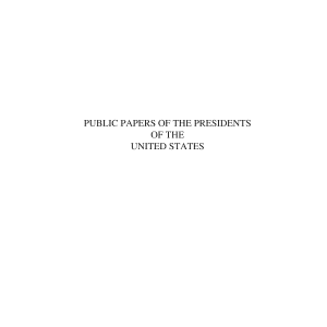 Public Papers of the Presidents of the United States: Jimmy Carter, 1977