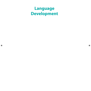 Language Development
