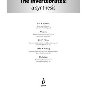 The Invertebrates: A Synthesis