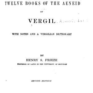 The Twelve Books of the Aeneid of Vergil: With Notes and a Vergilian Dictionary