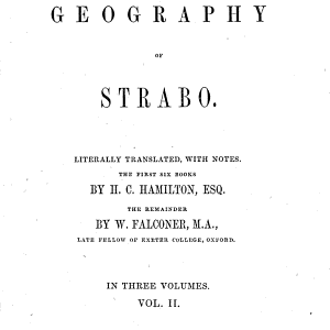 The Geography of Strabo