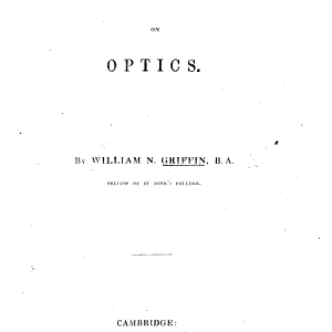 A Treatise on Optics