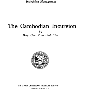 The Cambodian Incursion
