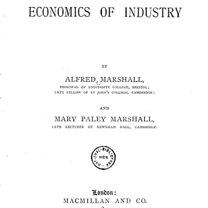 The Economics of Industry