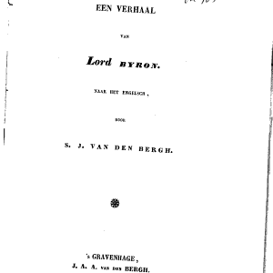 Lara: een verhaal van Lord Byron