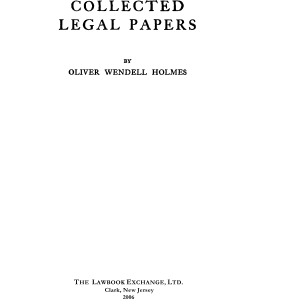 Collected Legal Papers