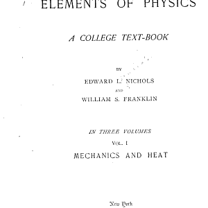 The Elements of Physics