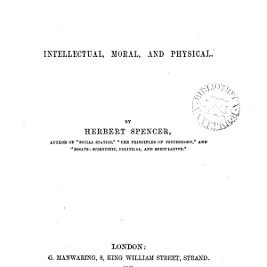 Education: Intellectual, Moral, and Physical