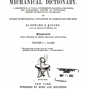 Knight's American Mechanical Dictionary: A Description of Tools, Instruments, Machines, Processes, and Engineering, History of Inventions, General Technological Vocabulary, and Digest of Mechanical Appliances in Science and the Arts