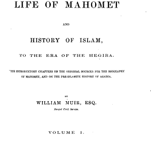 THE LIFE OF MAHOMET AND HISTORY OF ISLAM