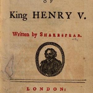 The Life of King Henry V.