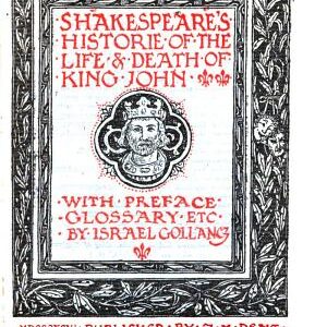 Historie of the Life & Death of King John
