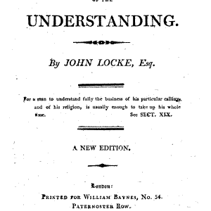 The Conduct of the Understanding