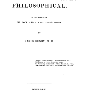 Poems Chiefly Philosophical: In Continuation of My Book and a Half Year's Poems