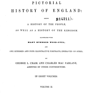 Pictorial History of England: Being a History of the People, as Well as a History of the Kingdom