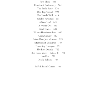 The Short Stories of F. Scott Fitzgerald