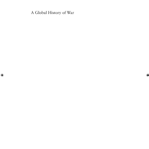 A Global History of War: From Assyria to the Twenty-First Century