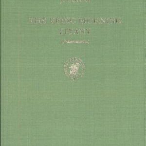 The Vedic Morning Litany: (Prātaranuvāka)