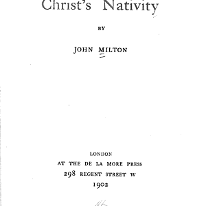 Hymn on the Morning of Christ's Nativity
