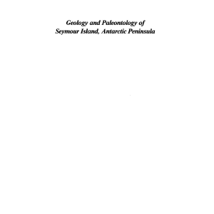 Geology and Paleontology of Seymour Island, Antarctic Peninsula