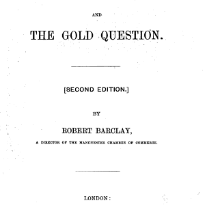 The silver question and the gold question