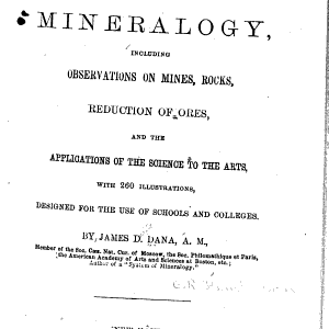 Manual of Mineralogy: Including Observations on Mines, Rocks, Reduction of Ores and the Applications of the Science to the Arts ... : Designed for the Use of Schools and Colleges