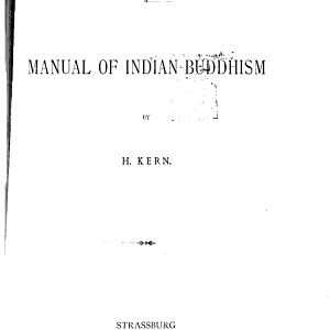 Manual of Indian Buddhism