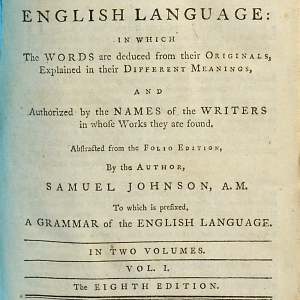 A Dictionary of the English Language