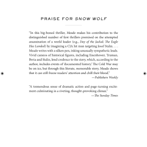 Snow Wolf: A Thriller