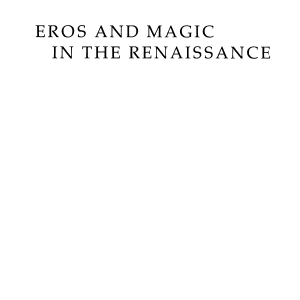 Eros and Magic in the Renaissance
