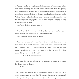 The Boy on the Wooden Box: How the Impossible Became Possible . . . on Schindler's List