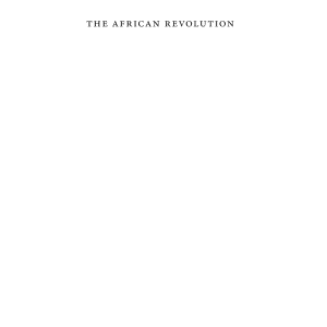 The African Revolution: A History of the Long Nineteenth Century