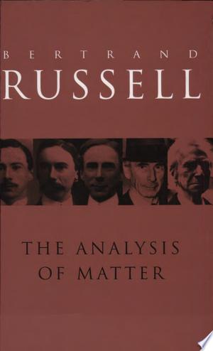 The Analysis of Matter