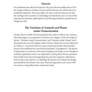 The Variation of Animals and Plants Under Domestication