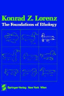 The Foundations of Ethology