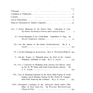 Bulletin of the American Museum of Natural History