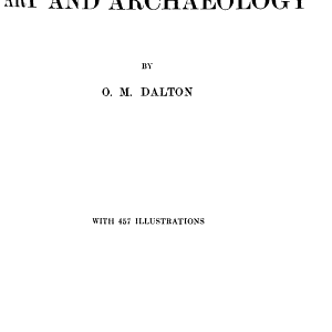 Byzantine Art and Archaeology