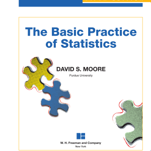 The Basic Practice of Statistics