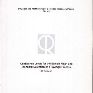 Confidence Levels for the Sample Mean and Standard Deviation of a Rayleigh Process