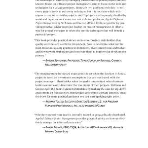 Applied Software Project Management