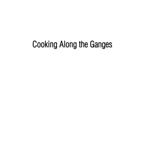 Cooking Along the Ganges: The Vegetarian Heritage of India