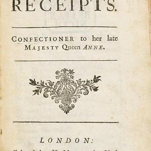 Mrs. M. Eales's Receipts [for confectionery, etc.].