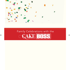 Family Celebrations with the Cake Boss: Recipes for Get-Togethers Throughout the Year