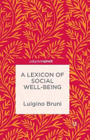 A Lexicon of Social Well-Being