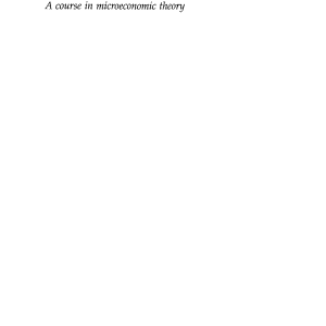 A Course in Microeconomic Theory