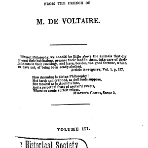 A Philosophical Dictionary