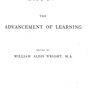 Advancement of Learning