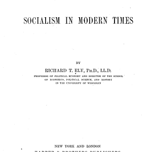 French and German Socialism in Modern Times