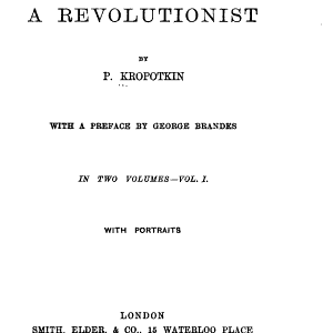 Memoirs of a Revolutionist